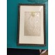 Cadre vintage bord métal doré et bronze