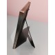Cadre vintage bord métal argenté