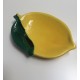 petit plat céramique Vallauris citron vintage