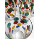 lot de 6 verres à limonades motifs colorés