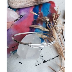 NOL silver bangle