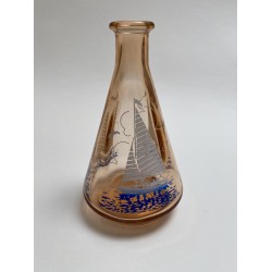 Carafe verre vintage mer