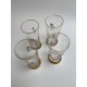 lot de 6 verres à limonades motifs colorés