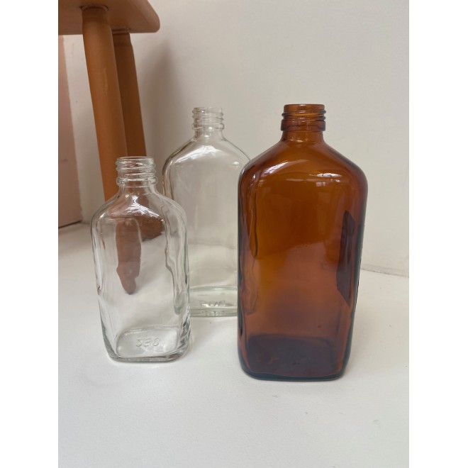 Lot de 3 flacons ancien pharmacie