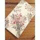 carnet motif fleurs pages blanches