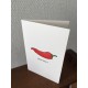 Letterpress postcard BAKKER made with love
