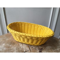 petite corbeille jaune soleil