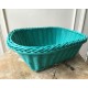 Corbeille turquoise/menthe