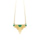 Collier doré à l'or fin Kanumera